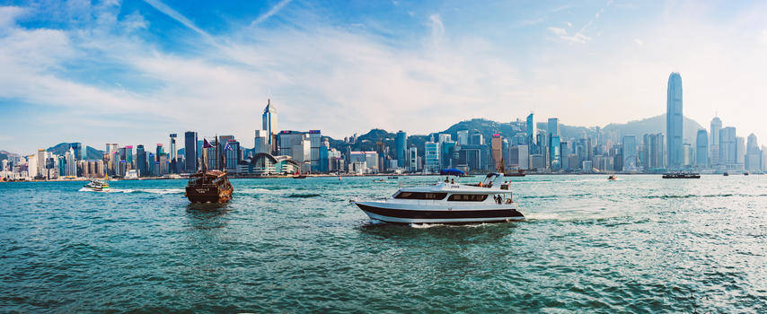 香港维多利亚港风景图片素材免费下载