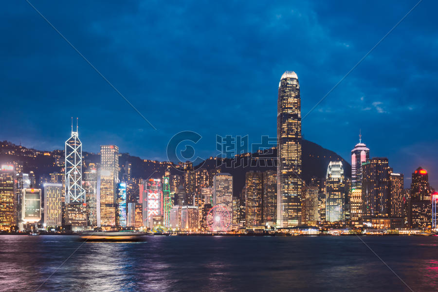 香港维多利亚港风景图片素材免费下载