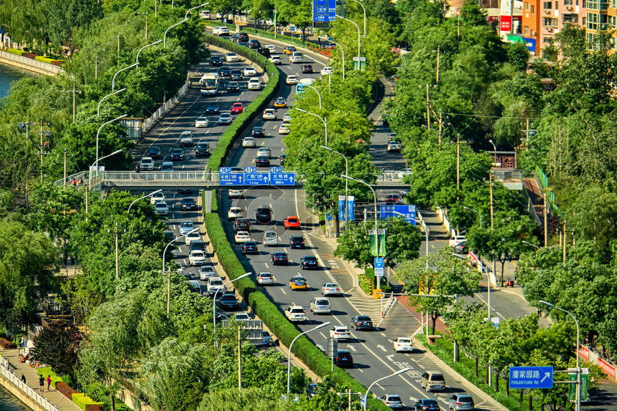 北京城市道路交通图片素材免费下载