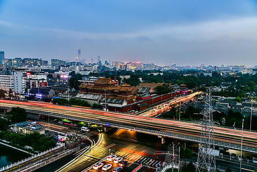 北京雍和宫全景图片素材免费下载