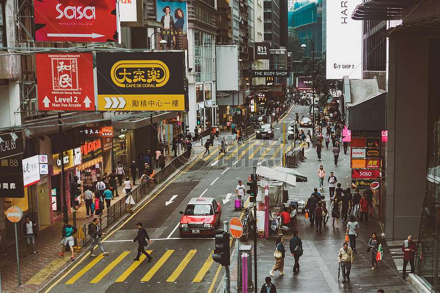香港街头图片素材免费下载