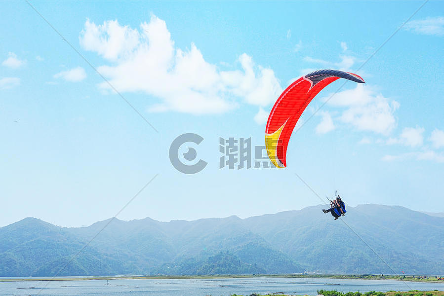 极限运动滑翔伞图片素材免费下载