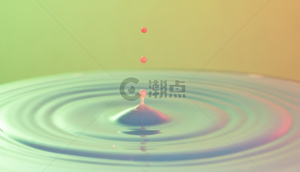 水滴色彩背景图片素材免费下载