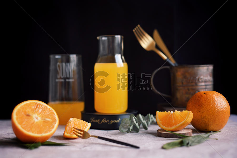 静物水果橙子图片素材免费下载
