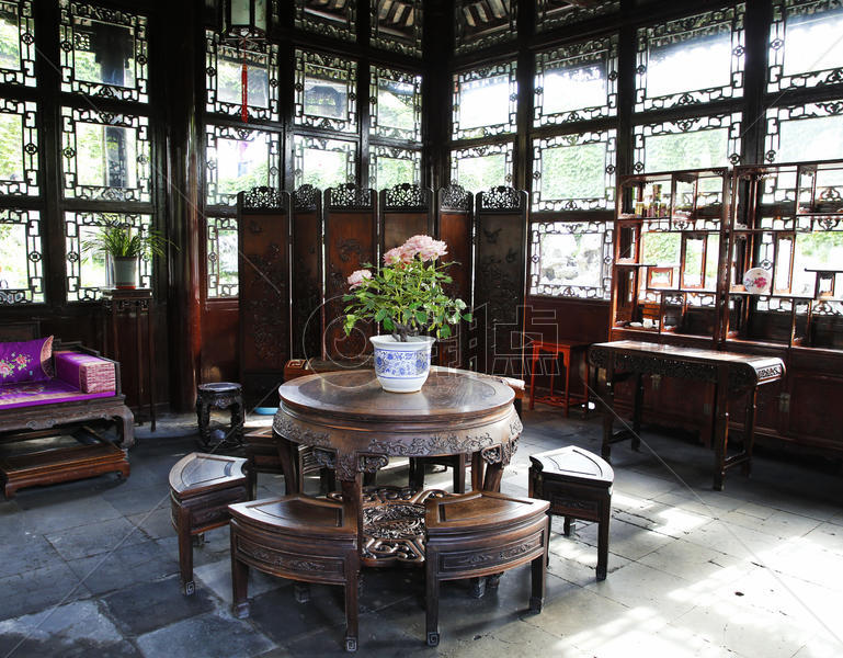 传统中式客厅图片素材免费下载