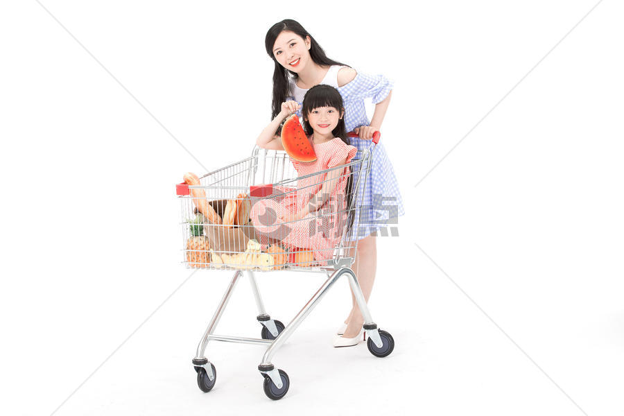 母女购物图片素材免费下载