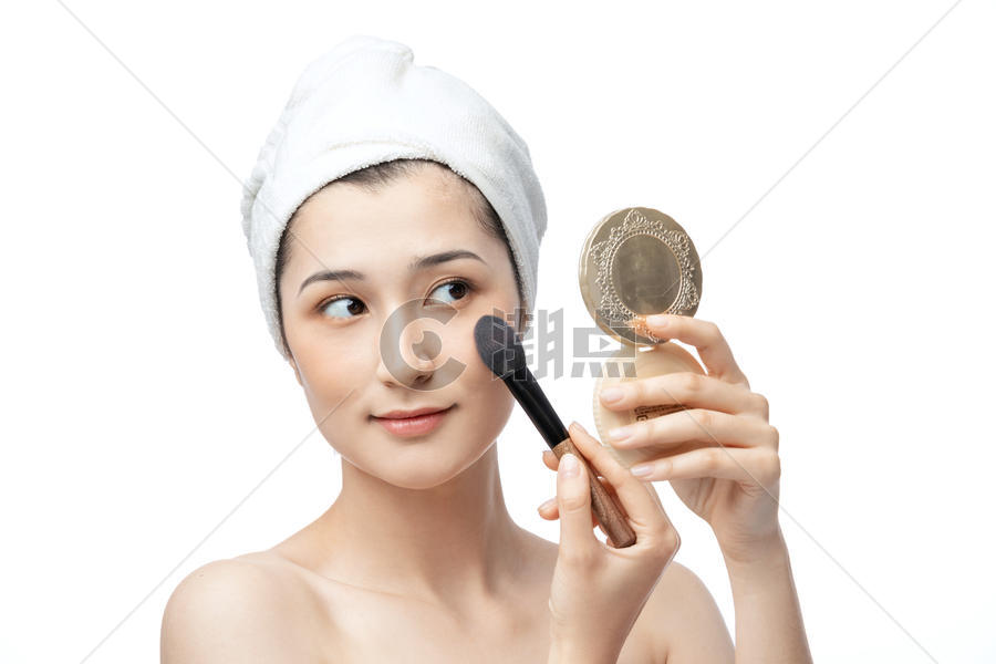女性化妆图片素材免费下载