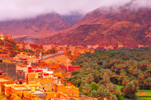 摩洛哥村落图片素材免费下载