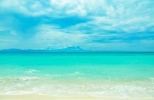 夏至沙巴美人鱼岛海滩图片素材免费下载