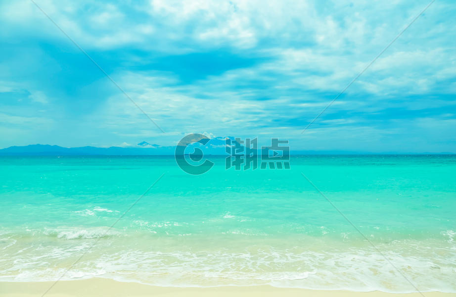 夏至沙巴美人鱼岛海滩图片素材免费下载