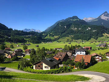 瑞士阿尔卑斯山脉图片素材免费下载
