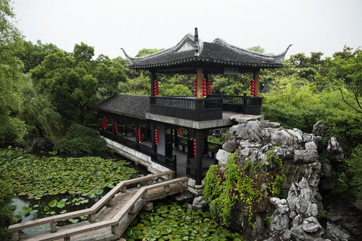 中式建筑亭子图片素材免费下载