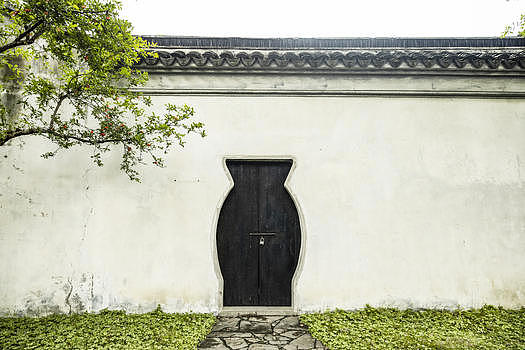 中式建筑古庭院图片素材免费下载