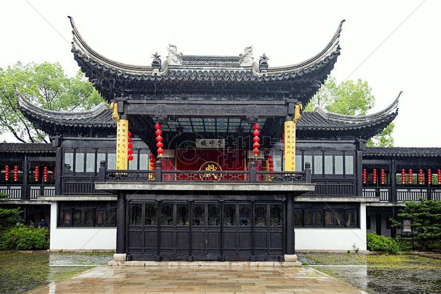 苏州中式古建筑图片素材免费下载