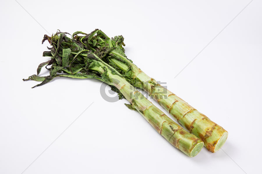 两根莴苣莴笋茎叶图片素材免费下载