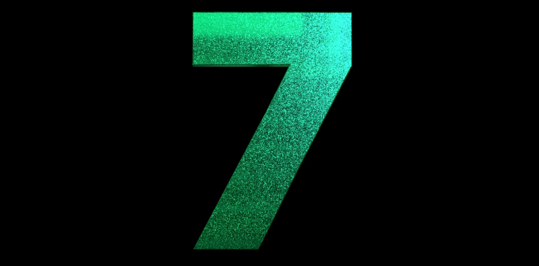绿色三维草地纹理数字7挂件装饰视频的预览图