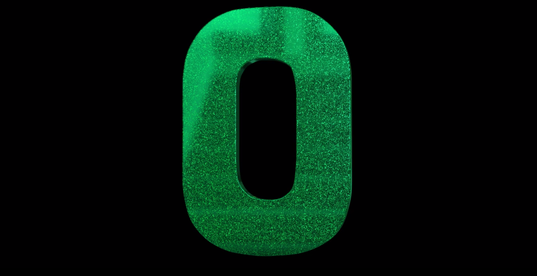 绿色三维草地纹理数字0倒计时挂件装饰视频的预览图