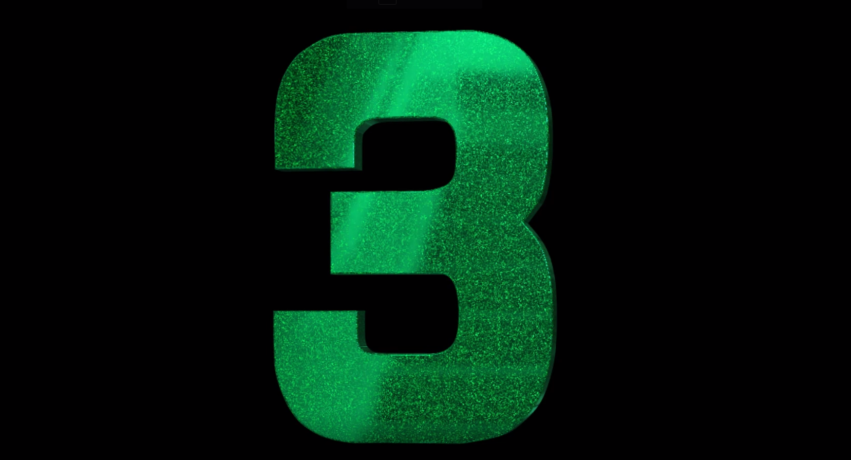 绿色三维草地纹理数字3挂件装饰视频的预览图