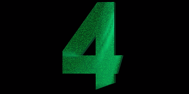 绿色三维草地纹理数字4挂件装饰视频的预览图