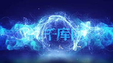 华丽粒子碰撞标志logo展示片头片尾pr模板视频的预览图
