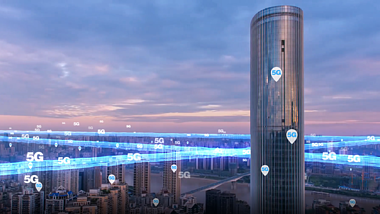 大气城市光线穿梭5G时代文字片头视频的预览图