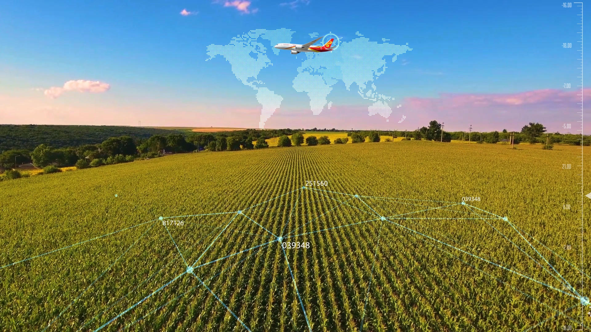 智慧农业科技大数据AE模板视频的预览图