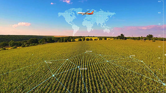 智慧农业科技大数据AE模板视频的预览图