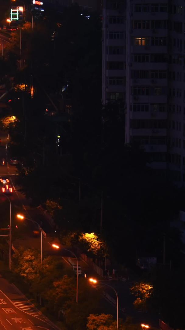 夜间北京S型立交桥车流延迟视频的预览图