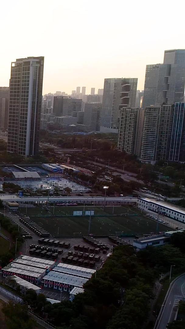 深圳市春茧体育中心航拍视频的预览图