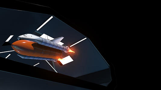 4K航天飞船震撼3D裸眼效果视频的预览图