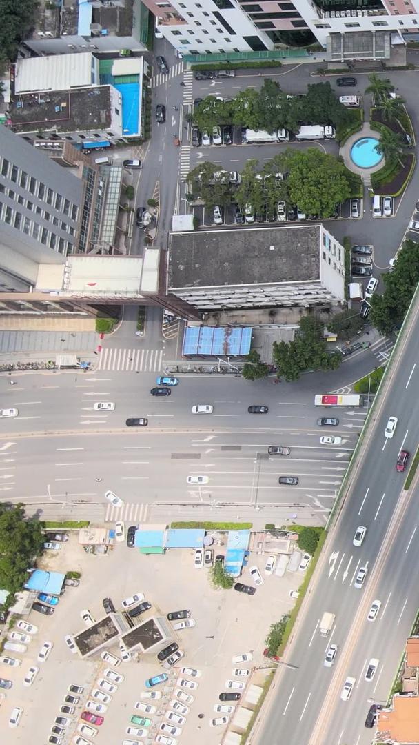 高清晰度广州航拍上帝的视角城市交通交通交通视频的预览图