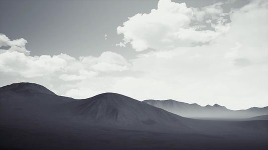 黑白山川背景视频的预览图