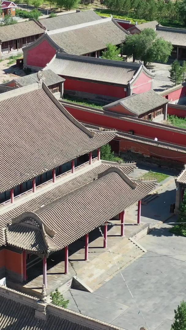 内蒙古锡林浩特贝子庙风景视频的预览图