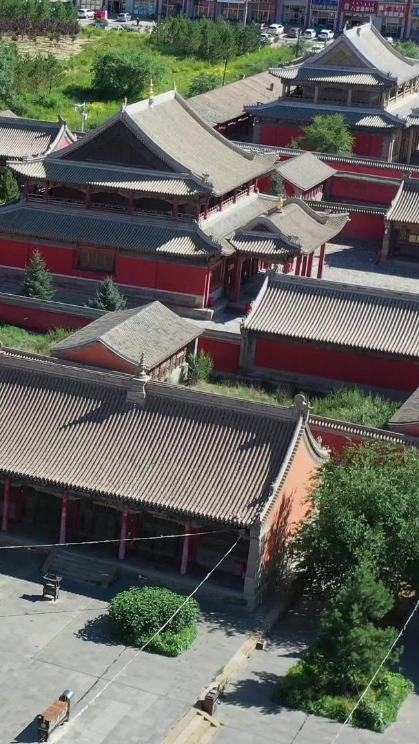 内蒙古锡林浩特贝子庙风景视频的预览图