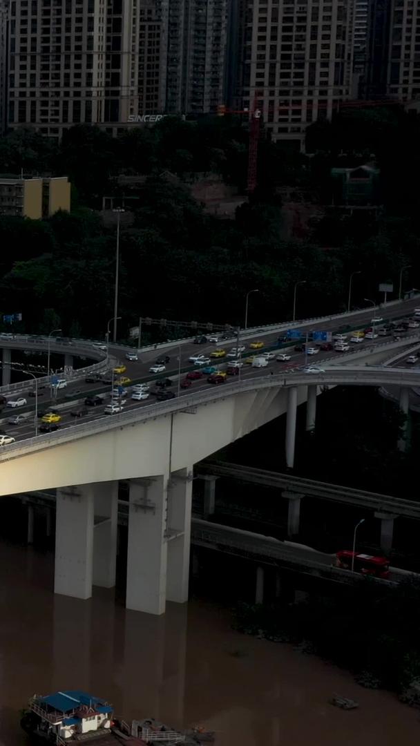 重庆黄花园大桥航拍素材视频的预览图