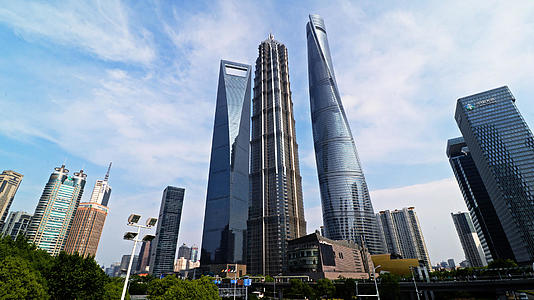 上海陆家嘴金融中心4K视频的预览图