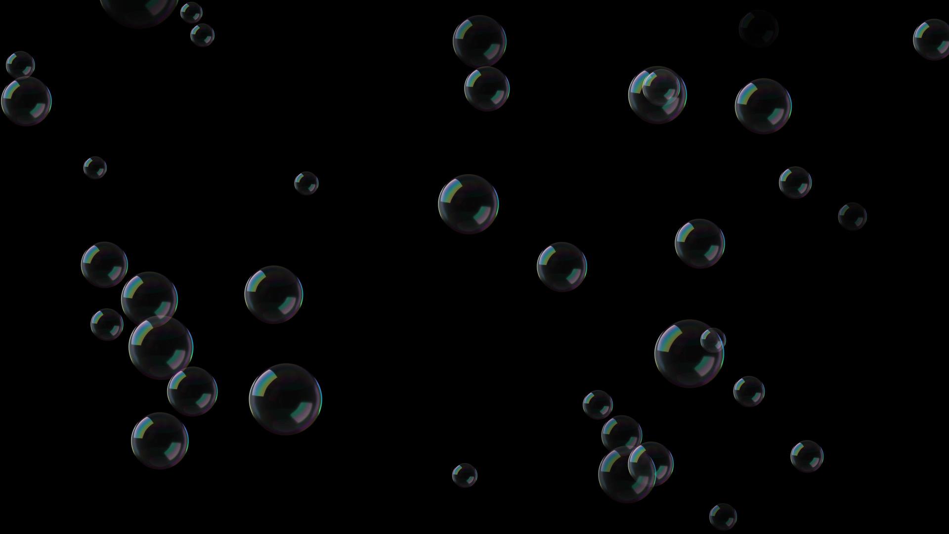 彩色气泡泡泡上升视频的预览图