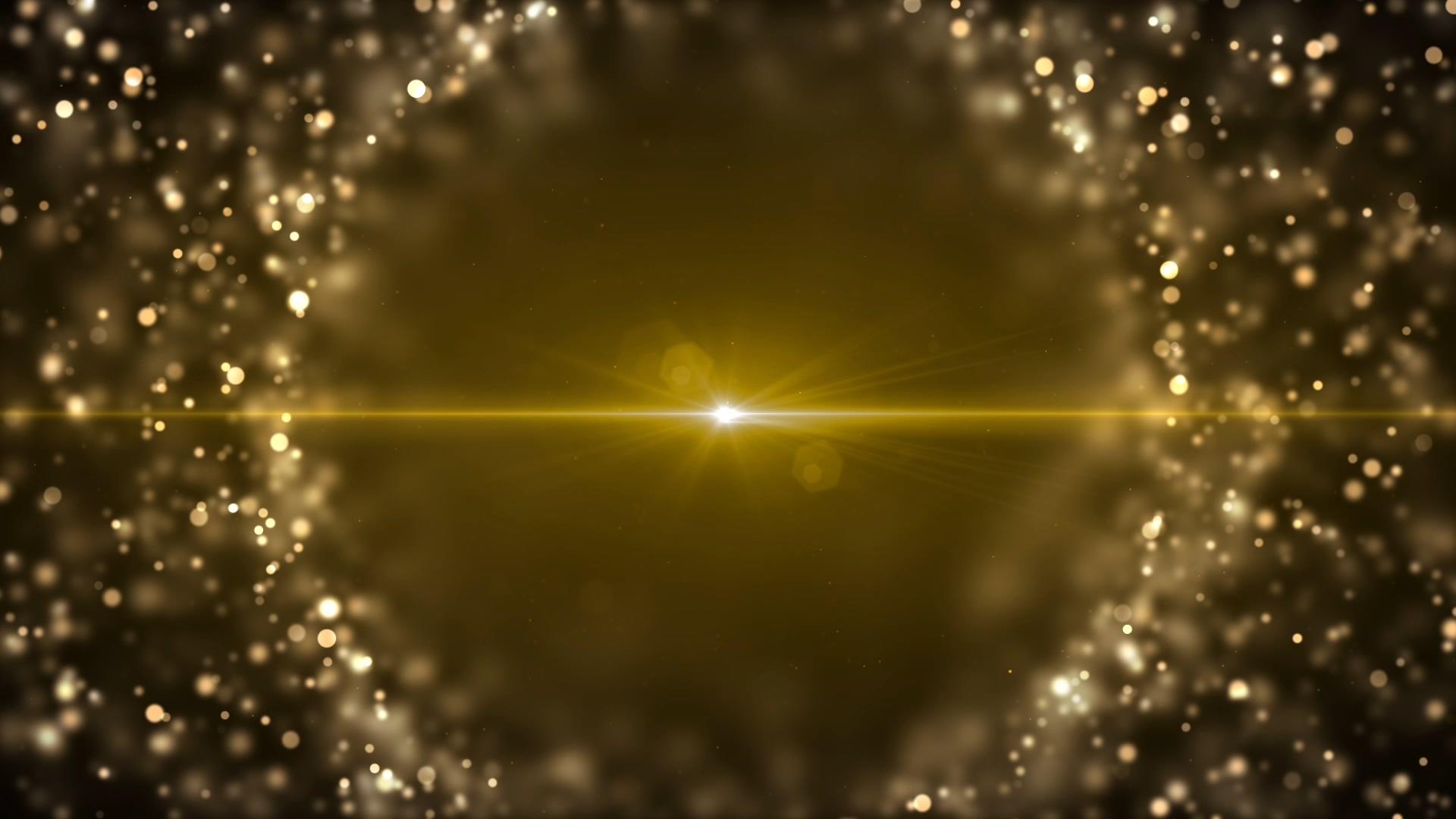 金色粒子圆圈视频的预览图