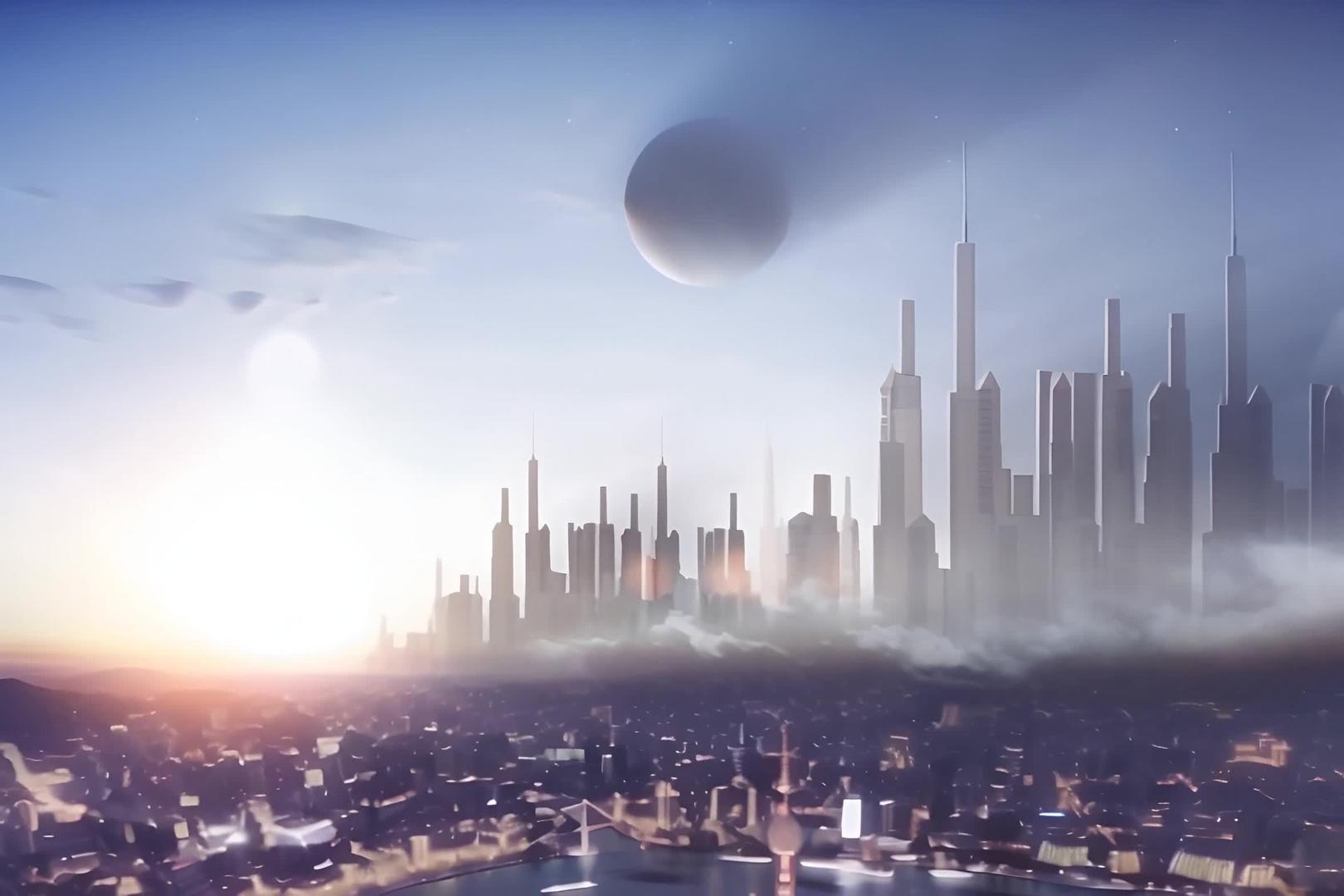 城市星球场景视频的预览图