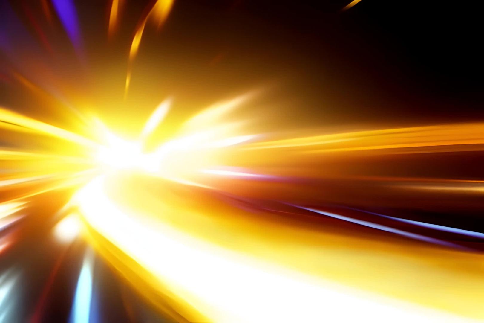 大气黄色速度光效科技背景视频的预览图