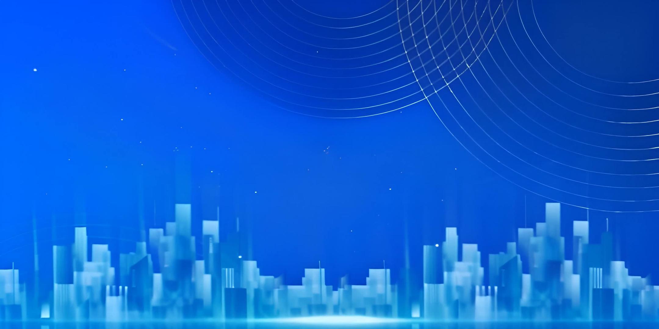 科技型城市背景视频的预览图