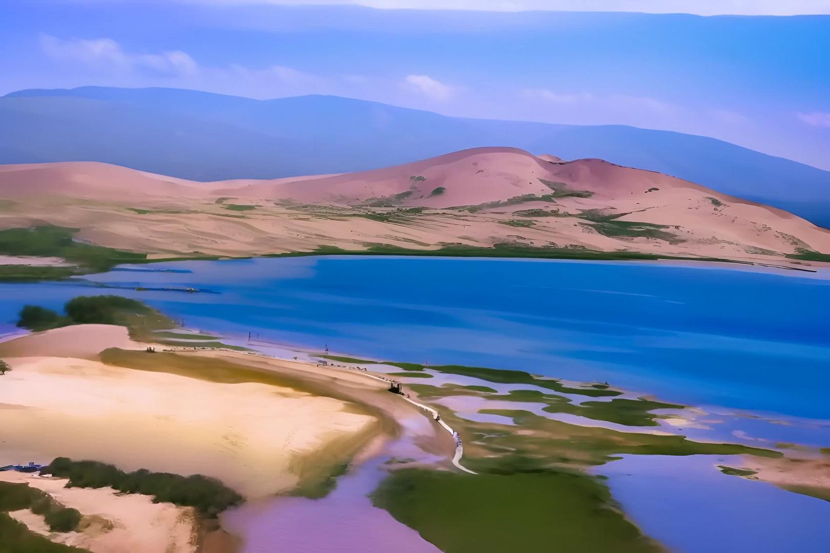 美丽的青海湖视频的预览图