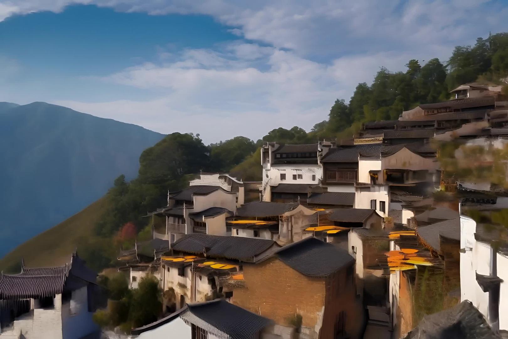 江西婺源是中国最美的乡村视频的预览图
