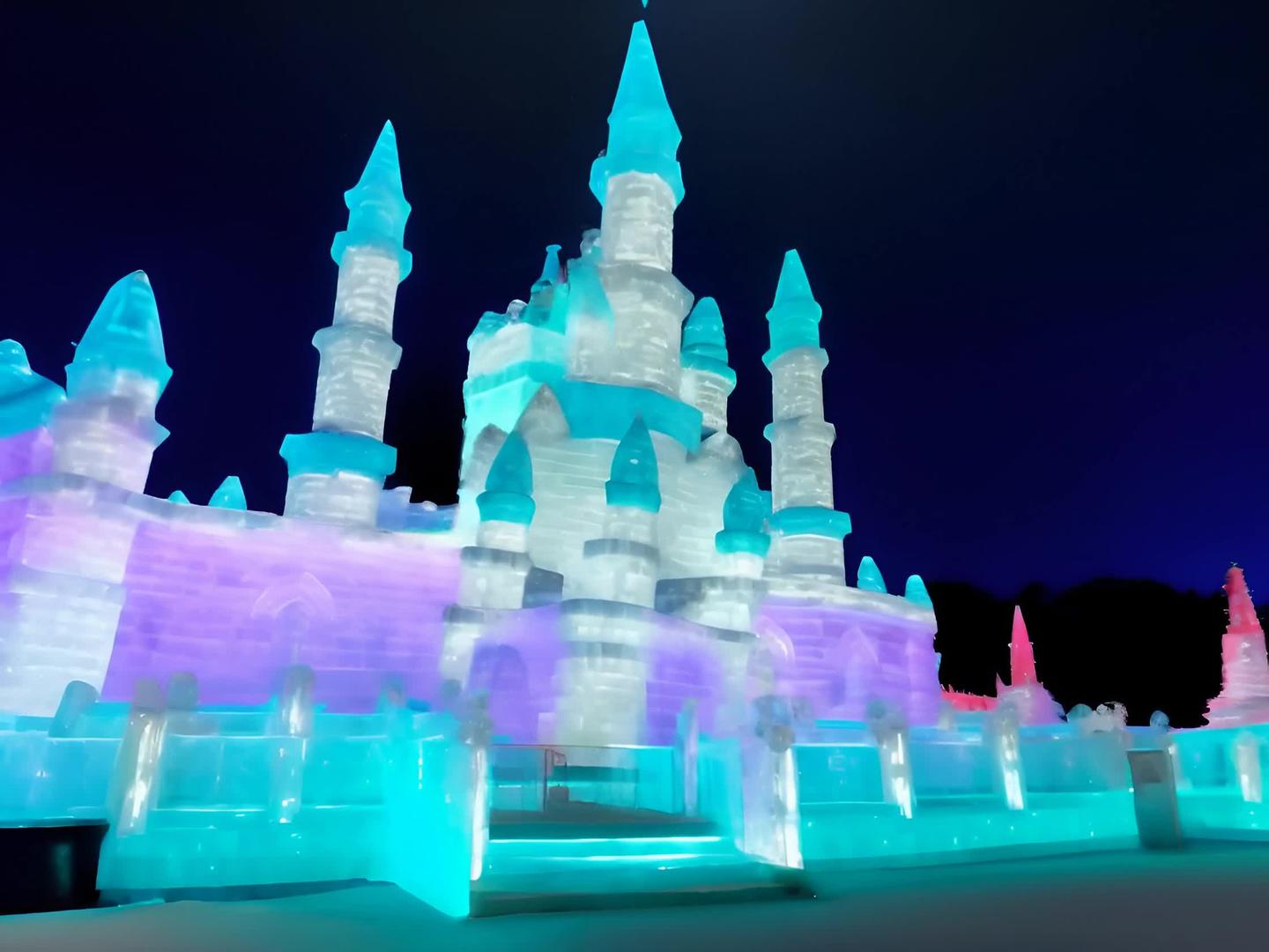 哈尔滨冰雪世界视频的预览图