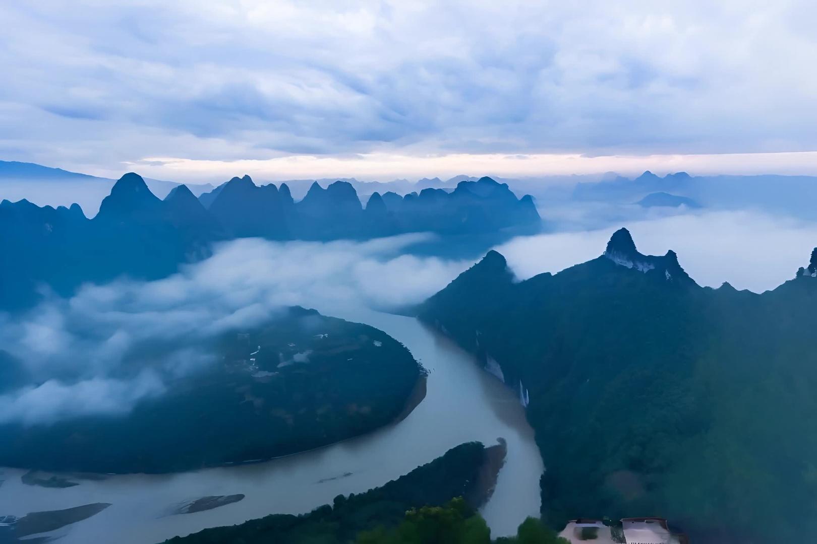 桂林风景秀丽视频的预览图