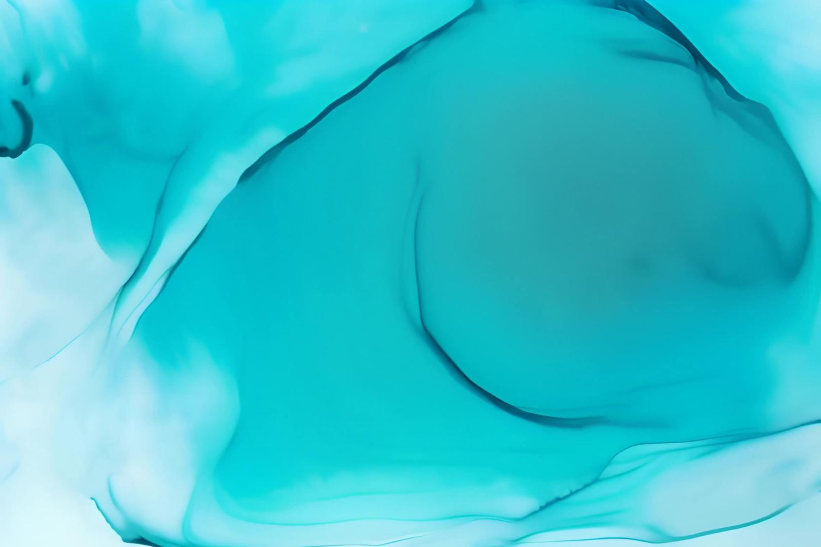 创意水墨祖母绿流体背景视频的预览图