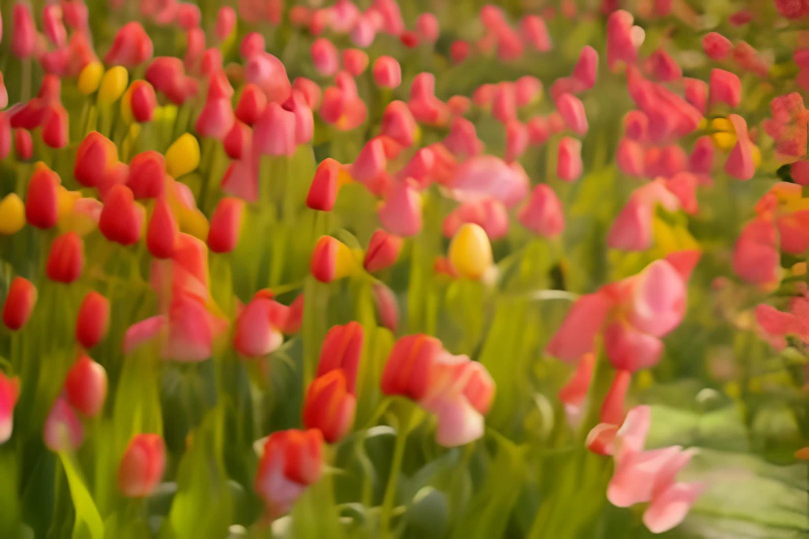 郁金香在春天视频的预览图