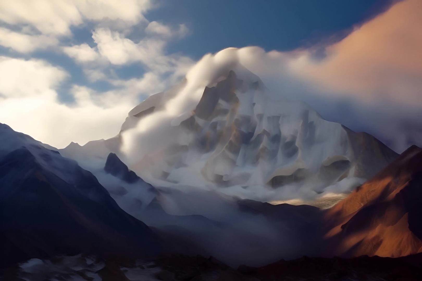 云中雪山视频的预览图