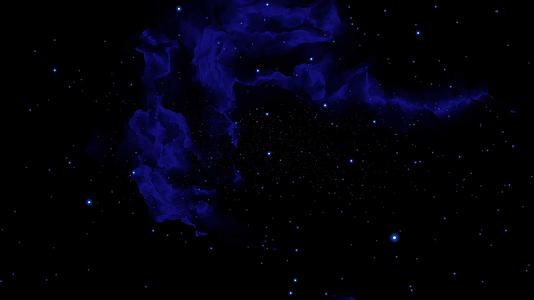 4K颗粒宇宙星云星空穿梭视频背景视频的预览图