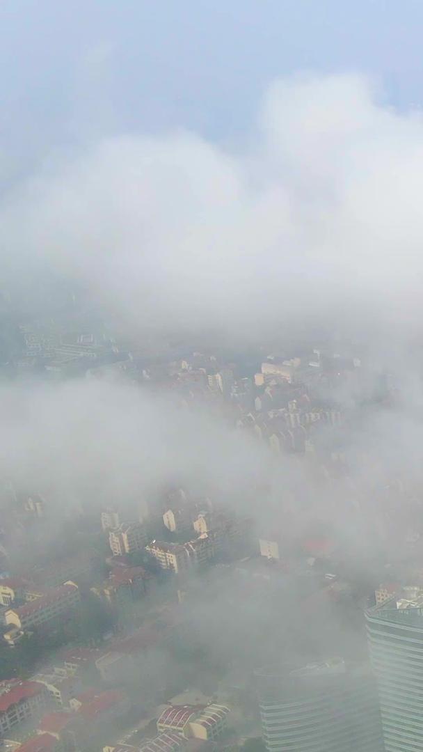 青岛航拍云雾视频的预览图